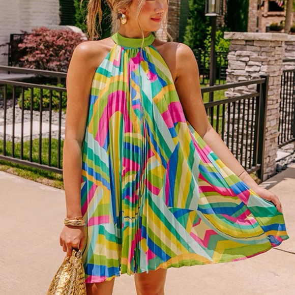 Flying Tomato Dresses & Skirts - Sweet Nothings Pleated Mini Dress Sz L